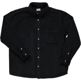 Männer Cordhemd Pirate Black