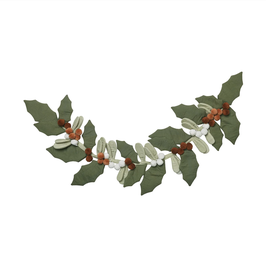 Baumwoll Girlande Yule Greens