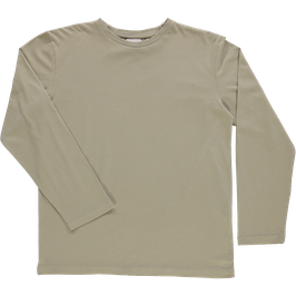 Männer Langarmshirt Olive Grey