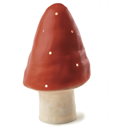 Nachtlicht Pilz klein Rot