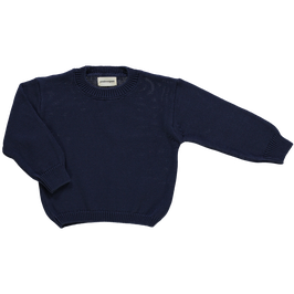 Kinder Strickpullover Navy