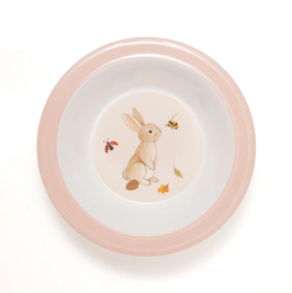 Melamin Babyschüssel Hase Hellrosa