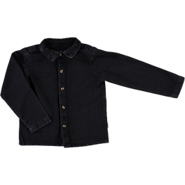 Kinder Jeanshemd Black Denim