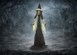 Towering Witch(300cm) Animatronic Halloween Deko