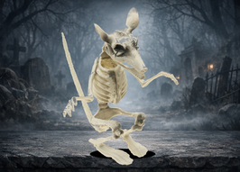 Skelettratte sitzend - Variante 1