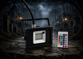 Eurolite FL-10 RGB LED Outdoor-Scheinwerfer IP65 mit IR-Fernbedienung