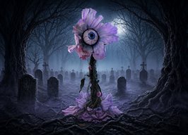 Wachsame Wächter Blüte Halloween Deko Animatronic