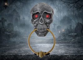 Totenkopf-Klingel mit Sound