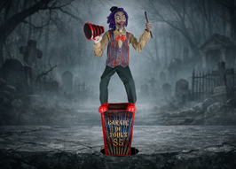 Marktschreier Halloween Deko Animatronic