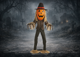 Jack O'Lantern(182cm) Animatronic Halloween Deko