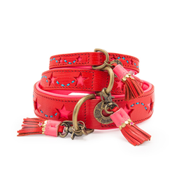 Halsband Pink Star Gr. M