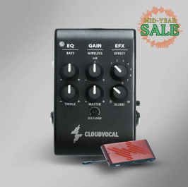 CLOUDVOCAL ISOLO VF-10 Violinen-Funkmikrofon- und KNA Pickup System mit Effektsektion