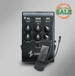 CLOUDVOCAL ISOLO GT-10 Acoustic Guitar Wireless Microphone System mit Effektsektion