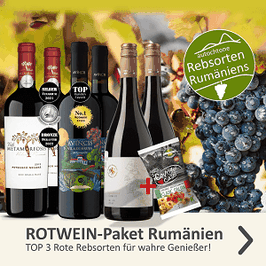 6-er Rotwein-Paket Rumäniens TOP 3 Rote Rebsorten 2026