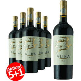 6-er Weinpaket  ALIRA Merlot 2018 | 5+1 GRATISAKTION