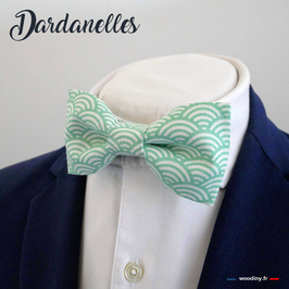 Noeud papillon vert "Dardanelles"