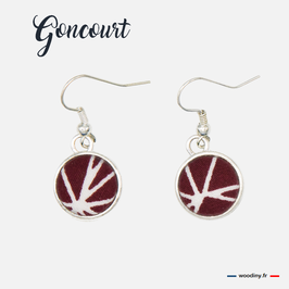 Boucles d'oreilles "Goncourt"