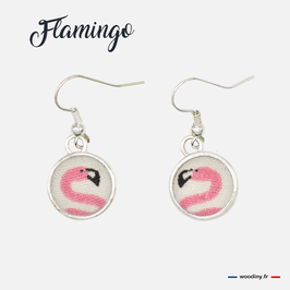 Boucles d'oreilles "Flamingo"