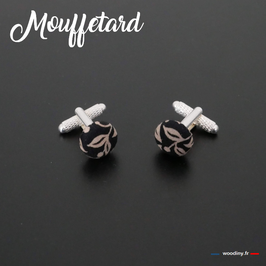 Boutons de manchette "Mouffetard"