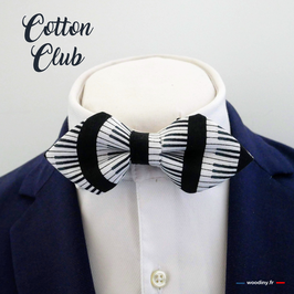 Noeud papillon "Cotton Club" - forme en pointe