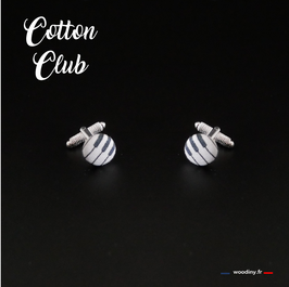 Boutons de manchette "Cotton Club"