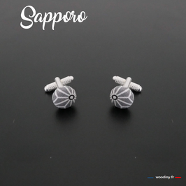 Boutons de manchette "Sapporo"