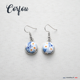 Boucles d'oreilles "Corfou"