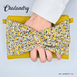 Sac à main pochette "Chalandry" - fabrication française (Alsace)