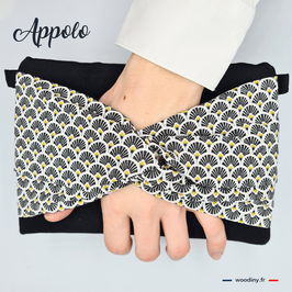 Sac à main pochette "Appolo" - fabrication française (Alsace)