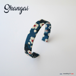 Bracelet liberty bleu "Shangai"