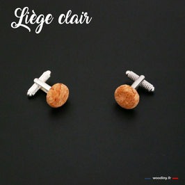 Boutons de manchette "Liège clair"