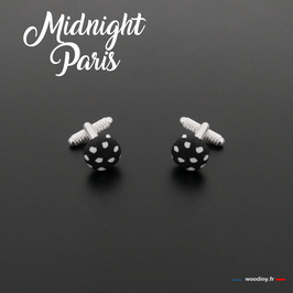 Boutons de manchette "Midnight Paris"