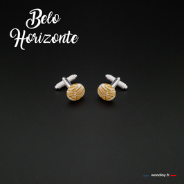 Boutons de manchette "Belo Horizonte"