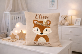 Personalisiertes Kissen Fuchs