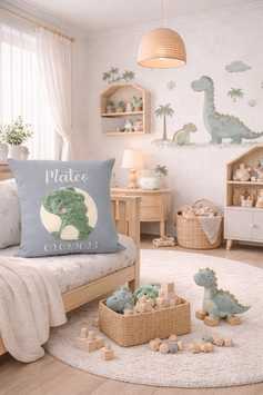 Personalisiertes Kissen Dino