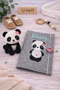 U-Hefthülle Boho Panda Celina