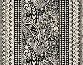 【691-0379】Poly Cotton Fabric (Cream/Black)
