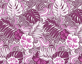 【691-0389】Poly Cotton Fabric (Purple)