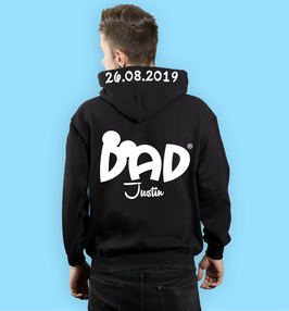 DAD HOODIE MIT WUNSCHNAME UND DATUM