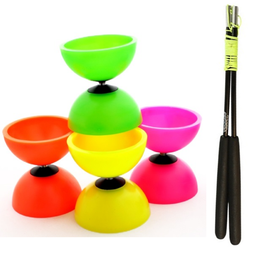 Diabolo-Set: Diabolo mit Handstäben