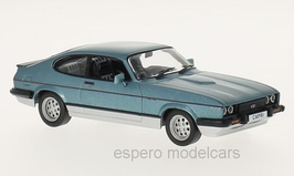 Ford Capri MK III 2.8 Injection 1981-1986 hellblau met. / silber