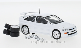 Ford Escort RS Cosworth Plain Body Version 1994 weiss / inkl. Zusatzteile