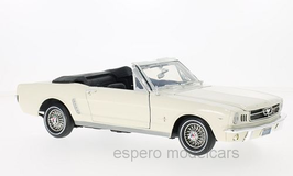 Ford Mustang Convertible 1964-1966 weiss Interieur schwarz