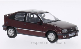 Vauxhall Astra GTE-16V 1987-1992 RHD dunkelrot met.