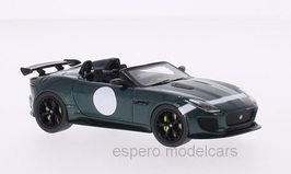 Jaguar F-Type Project 7 Paris Motor Show 2014 dunkelgrün met. / weiss