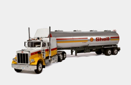 Peterbilt 359 LKW Tanksattelschlepper 1970 "Shell gelb / weiss / silber / Decor