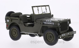 Willis Jeep U.S. Army 1943-1945 mattoliv