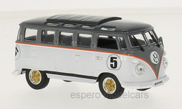 VW T1b Samba Bus #5 1960-1967 weiss / dunkelgrau / orange