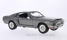 Ford Mustang Shelby GT-500KR 1968 dunkelgrau met. mit schwarzen Streifen