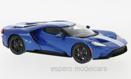 Ford GT 2017-2018 blau met. / weiss